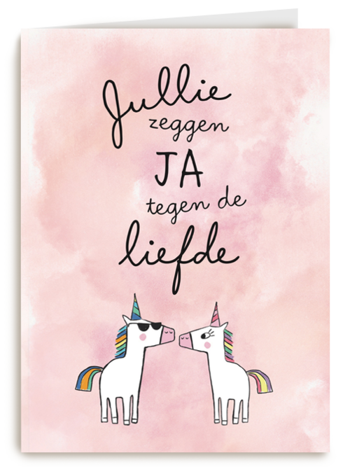 jullie zeggen ja tegen de liefde