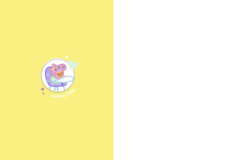 Peppa Pig Welkom Baby Yummy