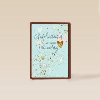 Gefeliciteerd met jullie 50e trouwdag hartjes