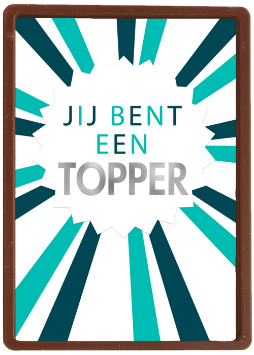 geslaagd kaart jij bent een topper