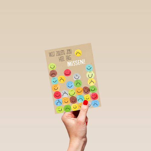 smileys we zullen jou erg missen