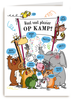 Dieren op kamp