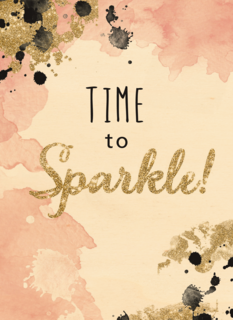 watercolor time to sparkle