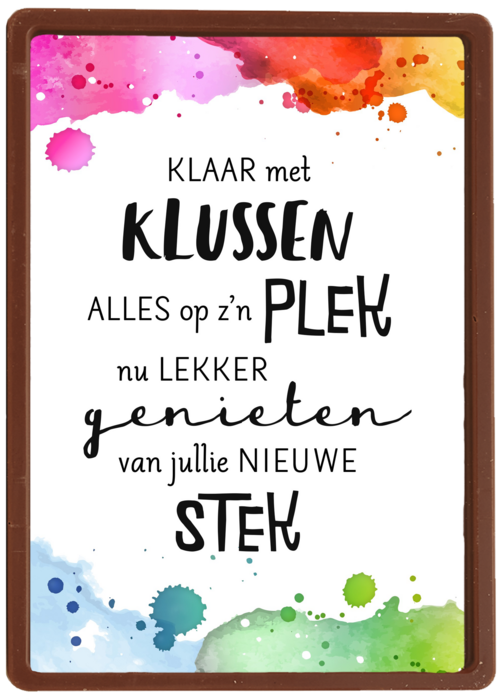 nieuwe woning nu lekker genieten kaart