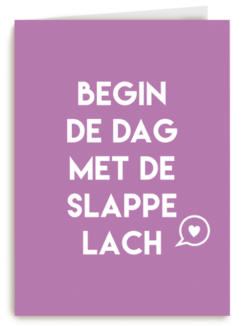 sporta op kamp kaart begin de dag met de slappe lach