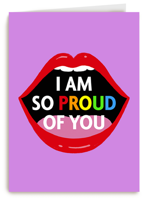 I am so proud of you lips