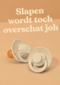 baby kaart andc slapen wordt toch overschat joh