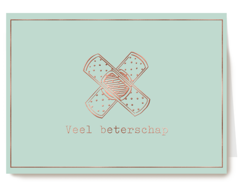 veel beterschap met deze pleister