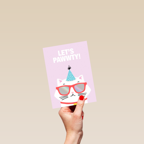 Uitnodiging verjaardagsfeest Lets pawwty