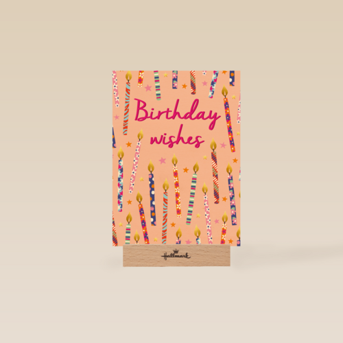 Birthday Wishes kaarsen
