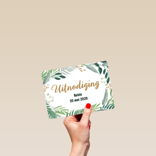 een groene uitnodiging