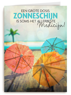 zonneschijn is het beste medicijn
