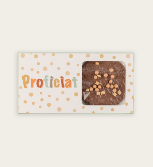 Proficiat Stroopwafels Melk Zeezout Fudge 4 stuks