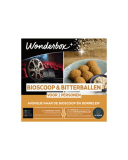 Wonderbox Bioscoop & Bitterballen Cadeaubon