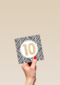gouden 10 met patroon