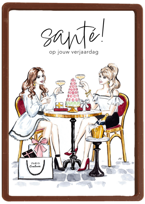 Anna Wijnands verjaardagskaart sante