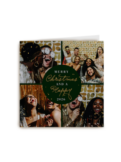 Kerst Fotocollage Groen