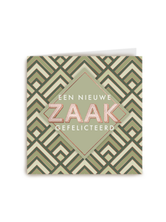 Een nieuwe zaak gefeliciteerd