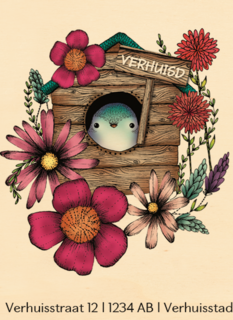 verhuisbericht vogelhuis
