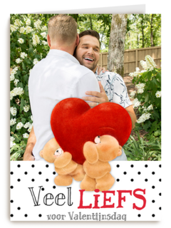 valentijn forever friends fotokaart veel liefs