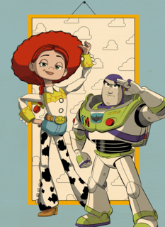 Rijksmuseum X Toy Story kaart Jessie and Buzz