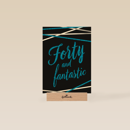 Verjaardagskaart leeftijden man 40 and fantastic