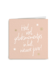 nieuwjaarskaart hip heel veel geluksmomentjes in het nieuwe jaar