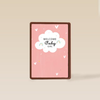 geboorte dochter wolkje welcome baby girl