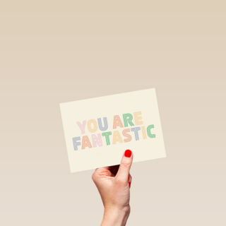 Complimentkaart you are fantastic