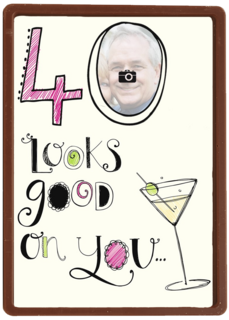 fotokaart 40 looks good on you fotokaart