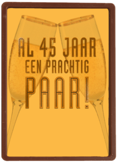 Al 45 jaar een prachtig paar
