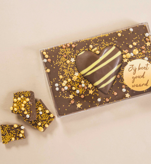 Brievenbus Chocolade Jij Bent Goud Waard