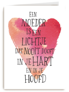 moederdag herinnering een moeder is een lichtje dat nooit dooft
