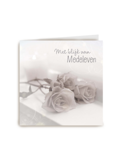 rozen met blijk van medeleven