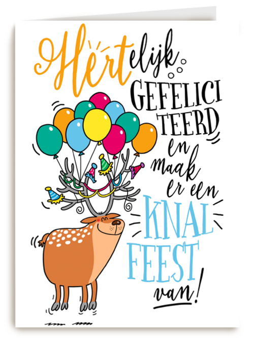 verjaardagskaart hertelijk gefeliciteerd