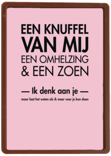 een knuffel van mij