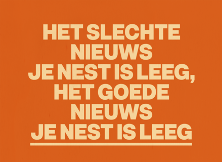 Je nest is leeg AndC