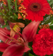 Boeket Bloemen Christmas Sparkle Met Vaas