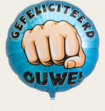 Ballon Gefeliciteerd Ouwe Multi