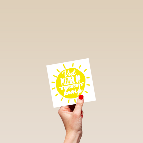 Op kamp kaart zon Veel plezier op kamp