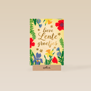 Pasen kaart lieve lentegroetjes