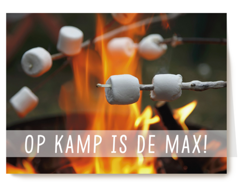 op kamp is de max