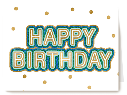 Verjaardagskaart man vrouw hip Tekst Happy Birthday