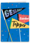 Geslaagd topper vlaggen