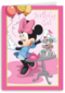 minnie mouse deelt cupcakes uit