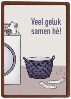 samenwonen kaart sokken