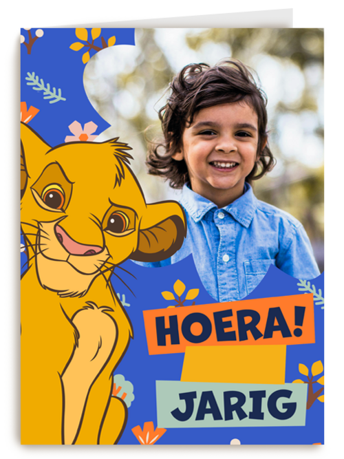 Simba Jarig fotokaart