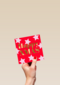 kerstkaart happy xmas sterren