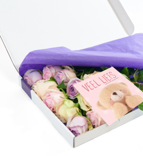 Moederdag Brievenbusbloemen Pastel Crush