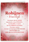 Huwelijkskaart Robijnen huwelijk